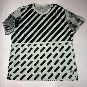 NIke x Serena Williams Design Crew Tennis T Shirt - Size XL - Green / Navy